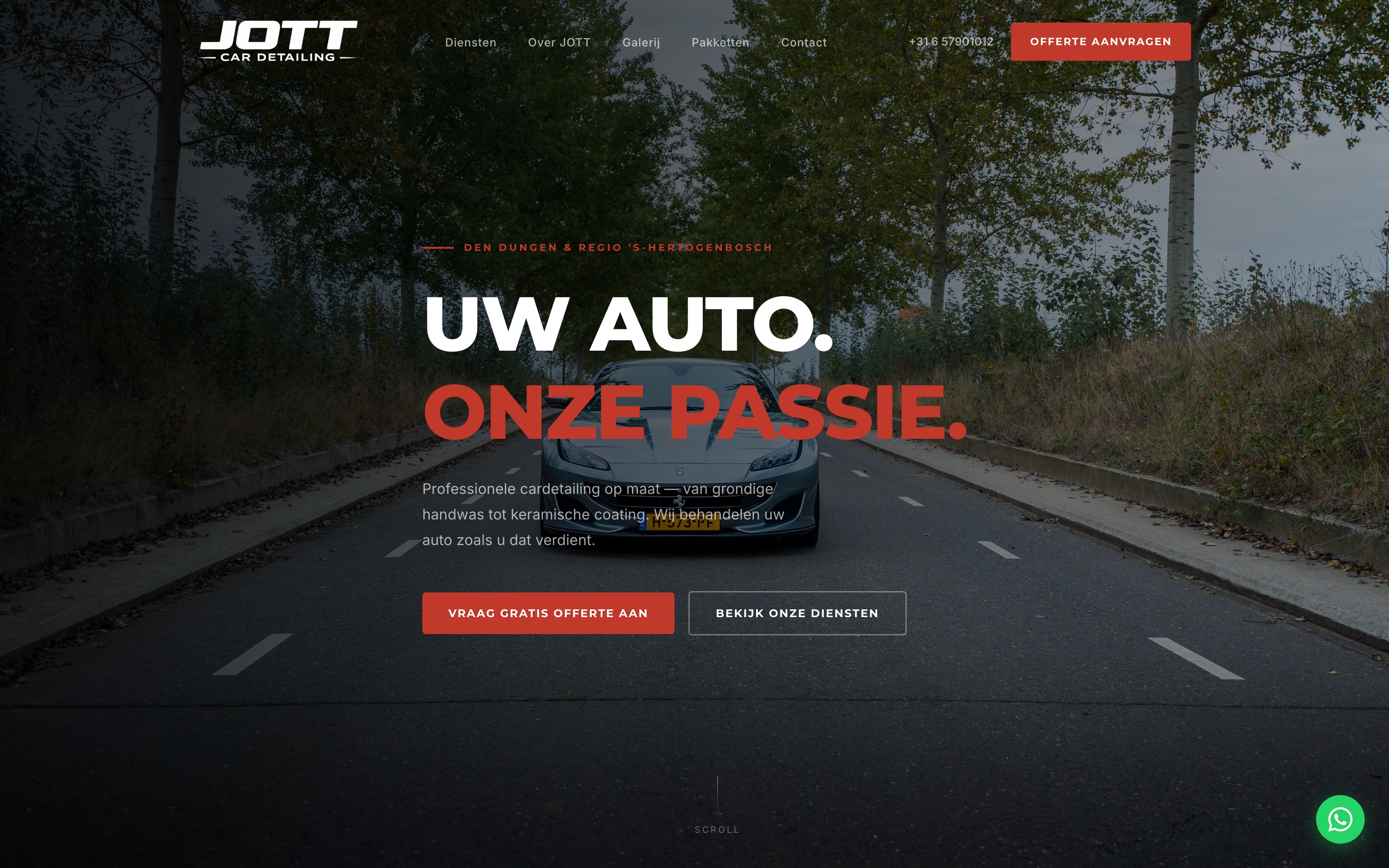 jottcardetailing.nl op desktop