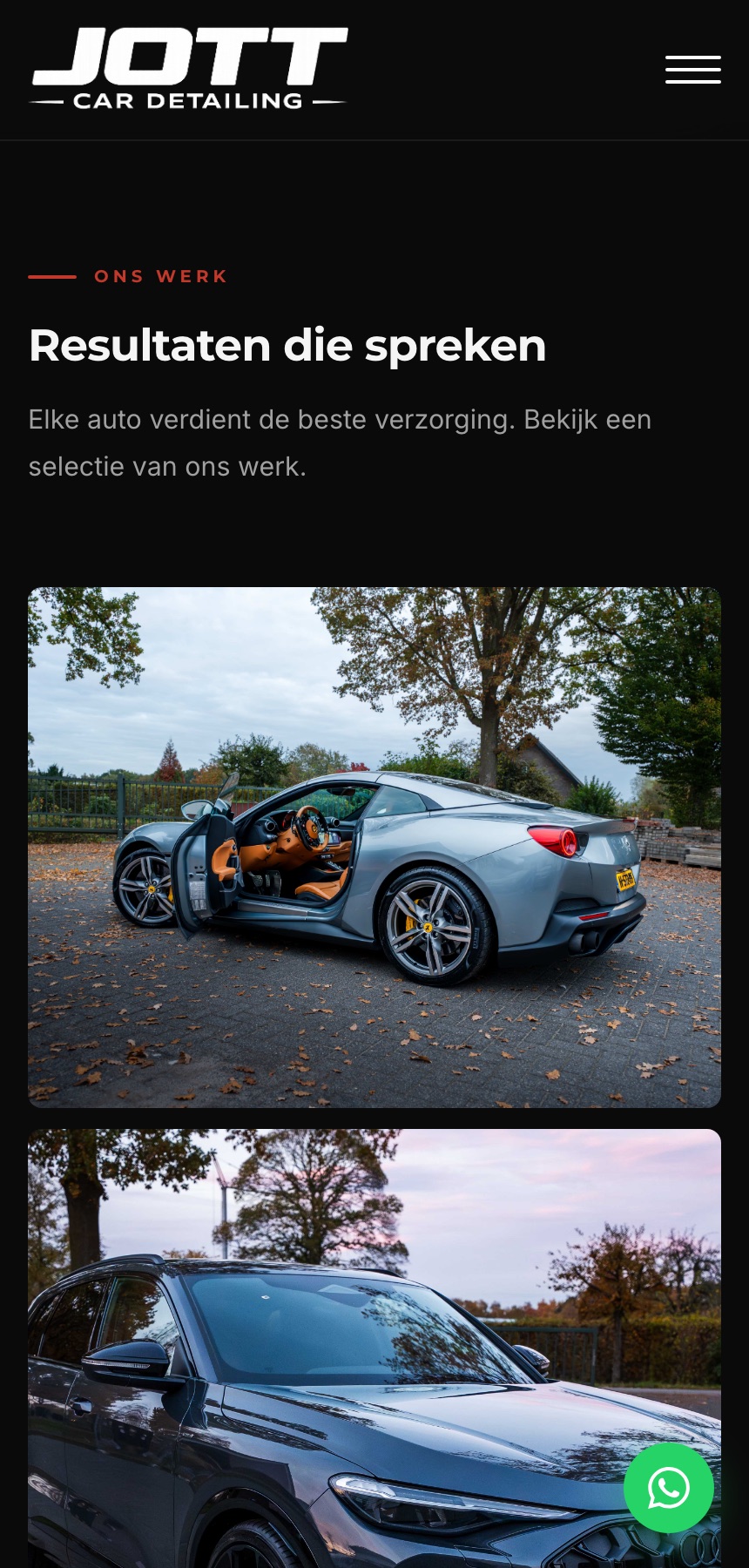Galerij van jottcardetailing.nl op telefoon