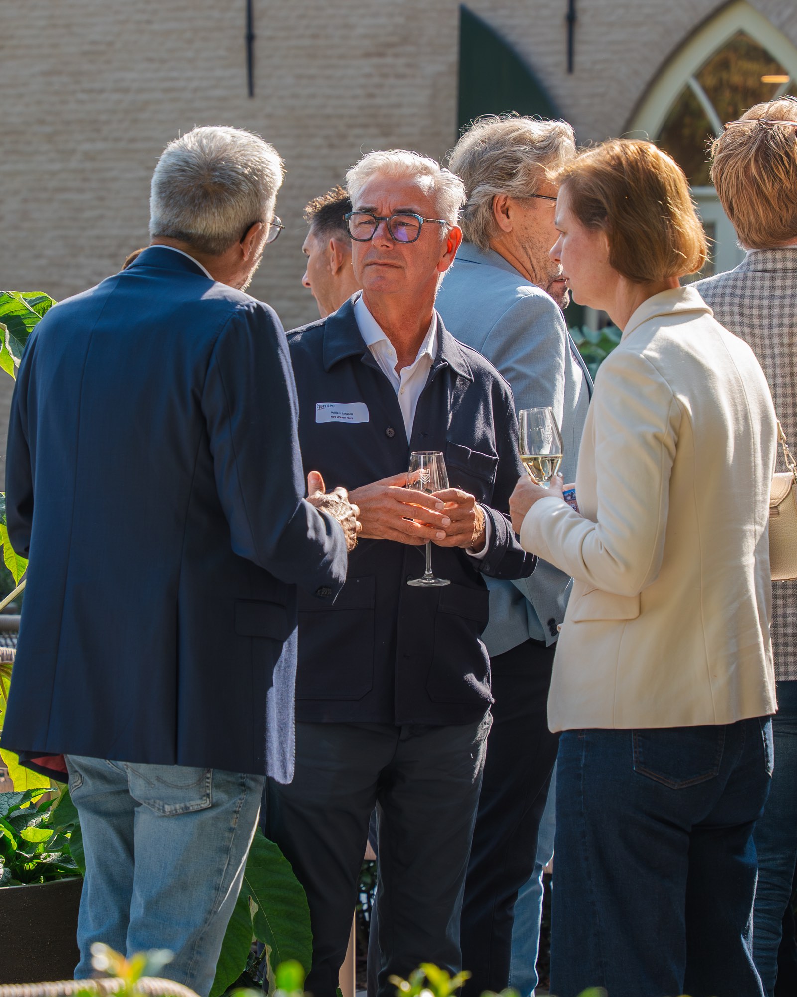 Netwerken in de kasteeltuin van Steenenburg