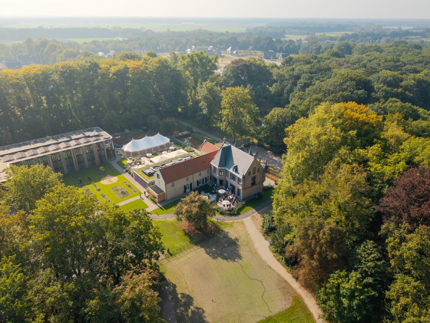 Dronefoto vanuit de lucht