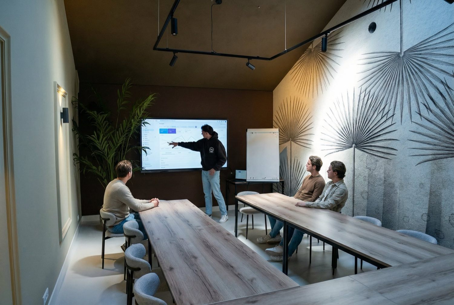 De ploeg van SolidMotion aan het werk