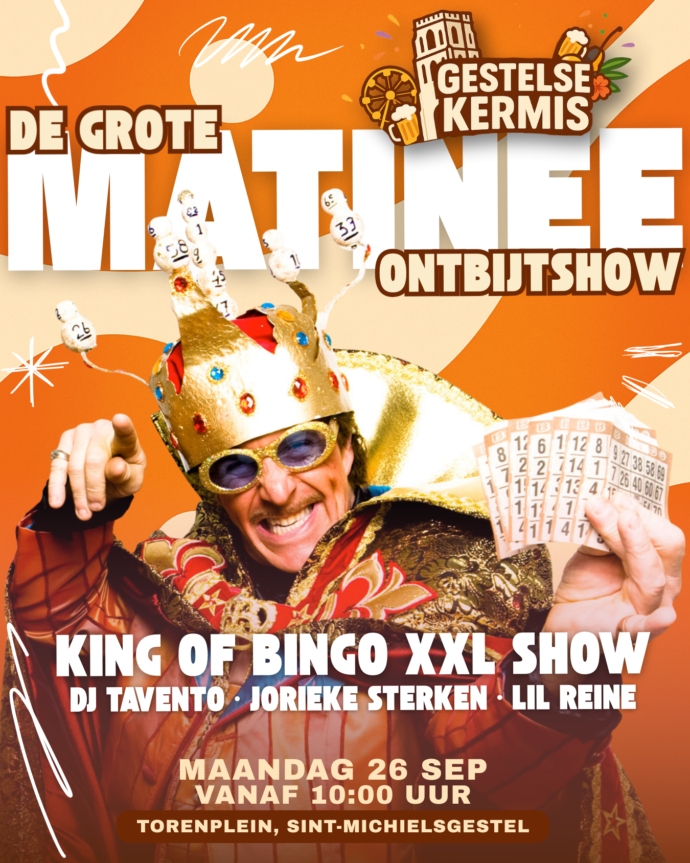 Gestelse Kermis 2025 - Maandag Matinee: King of Bingo XXL Show