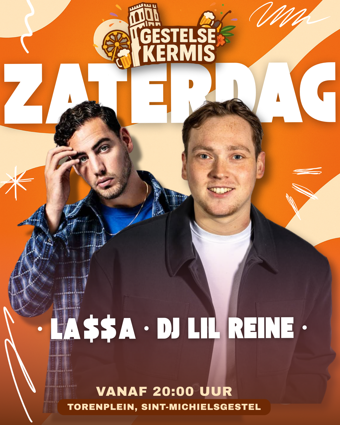Gestelse Kermis 2025 - Zaterdag: La$$a & DJ Lil Reine