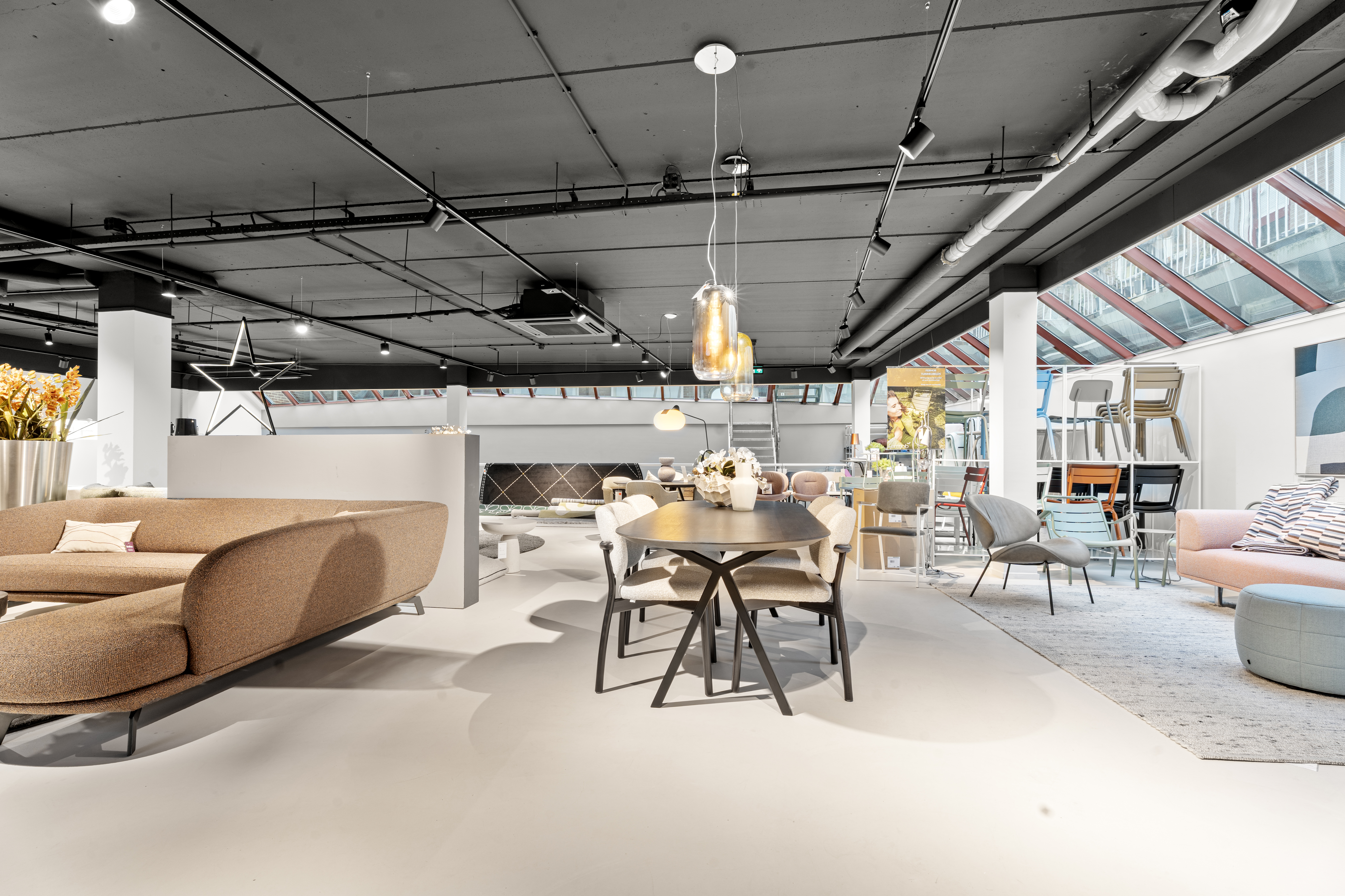 Showroom eethoek afdeling