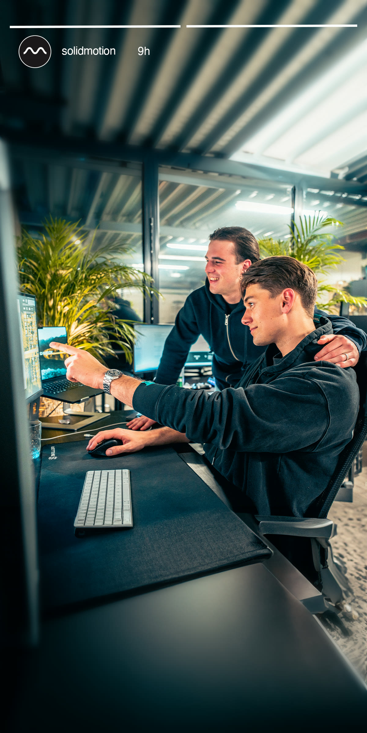 SolidMotion team aan het werk