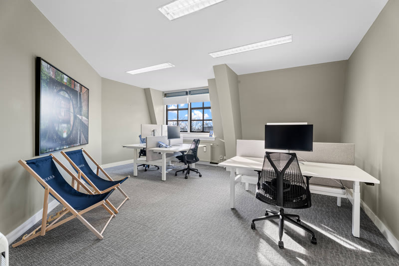 Kantoorruimte vastgoedfotografie